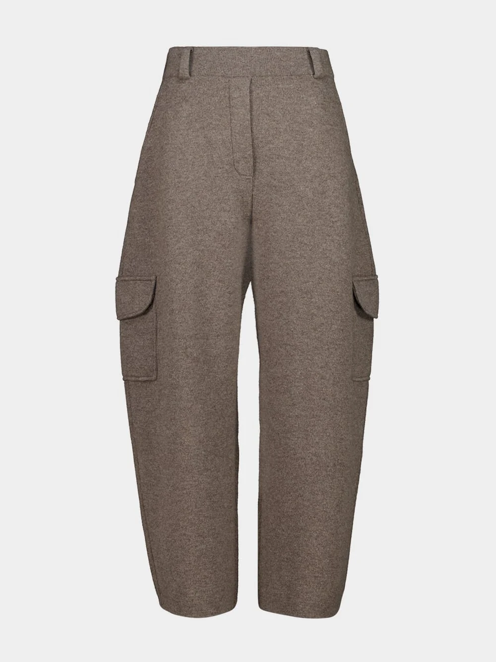 Light Brown Azaria Cashmere Trousers - Image 2