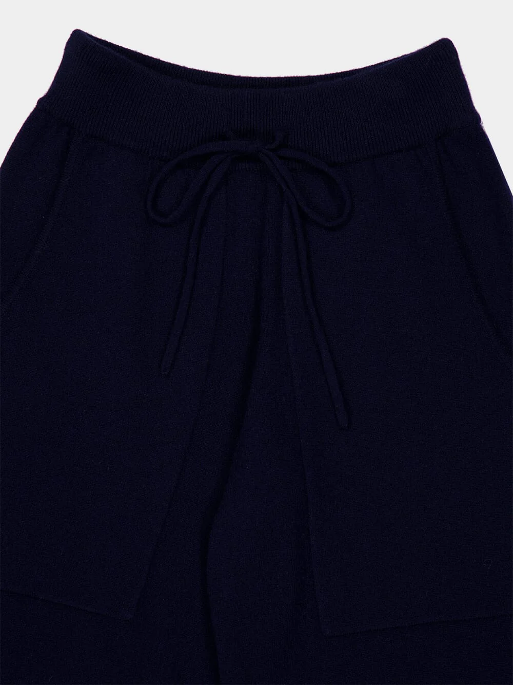 Navy Omi Straight-Leg Cashmere Trousers - Image 3