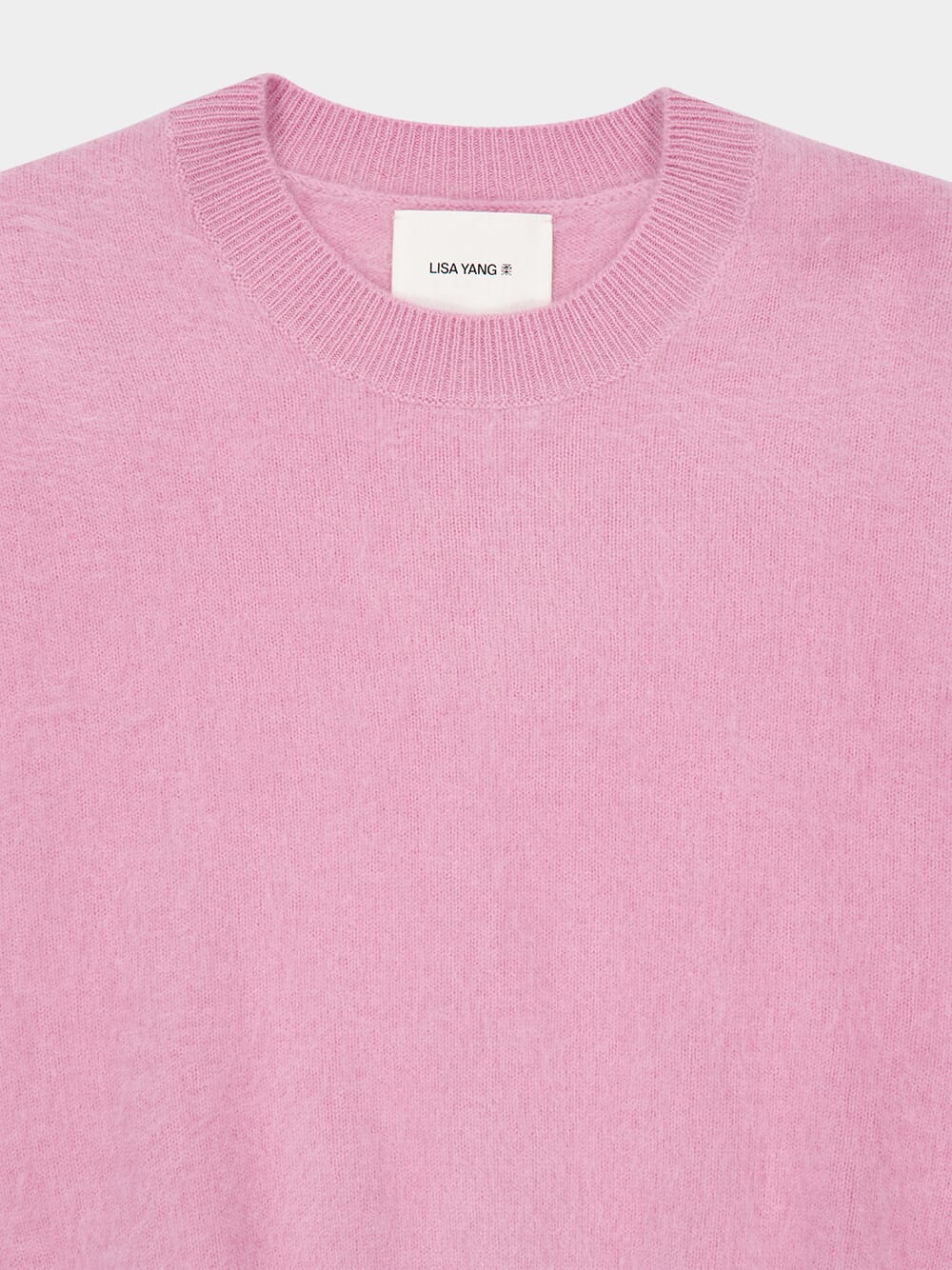 Pink Juniper Brushed Cashmere Sweater - Image 3