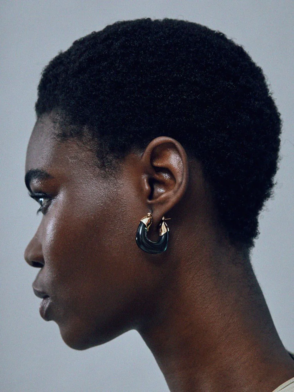 Green Mini Organic Hoops