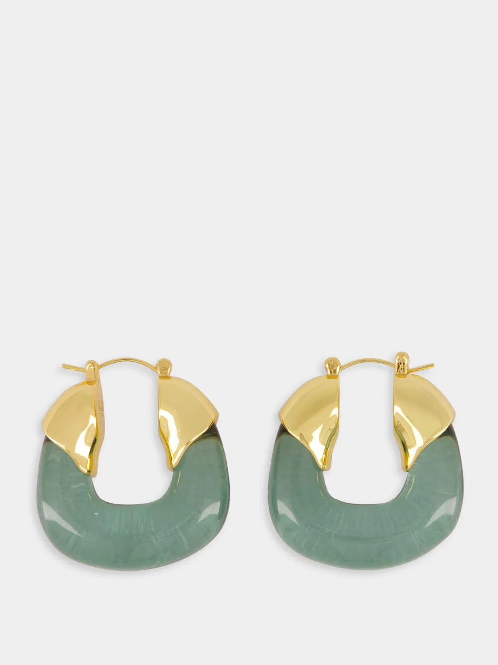 Green Mini Organic Hoops - Image 2