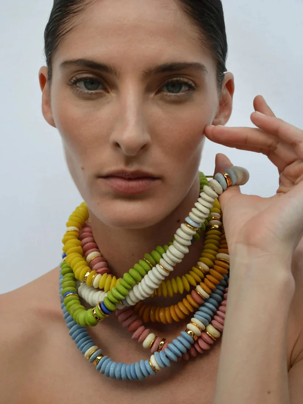 Eletric Neon Yellow Laguna Necklace - Image 2