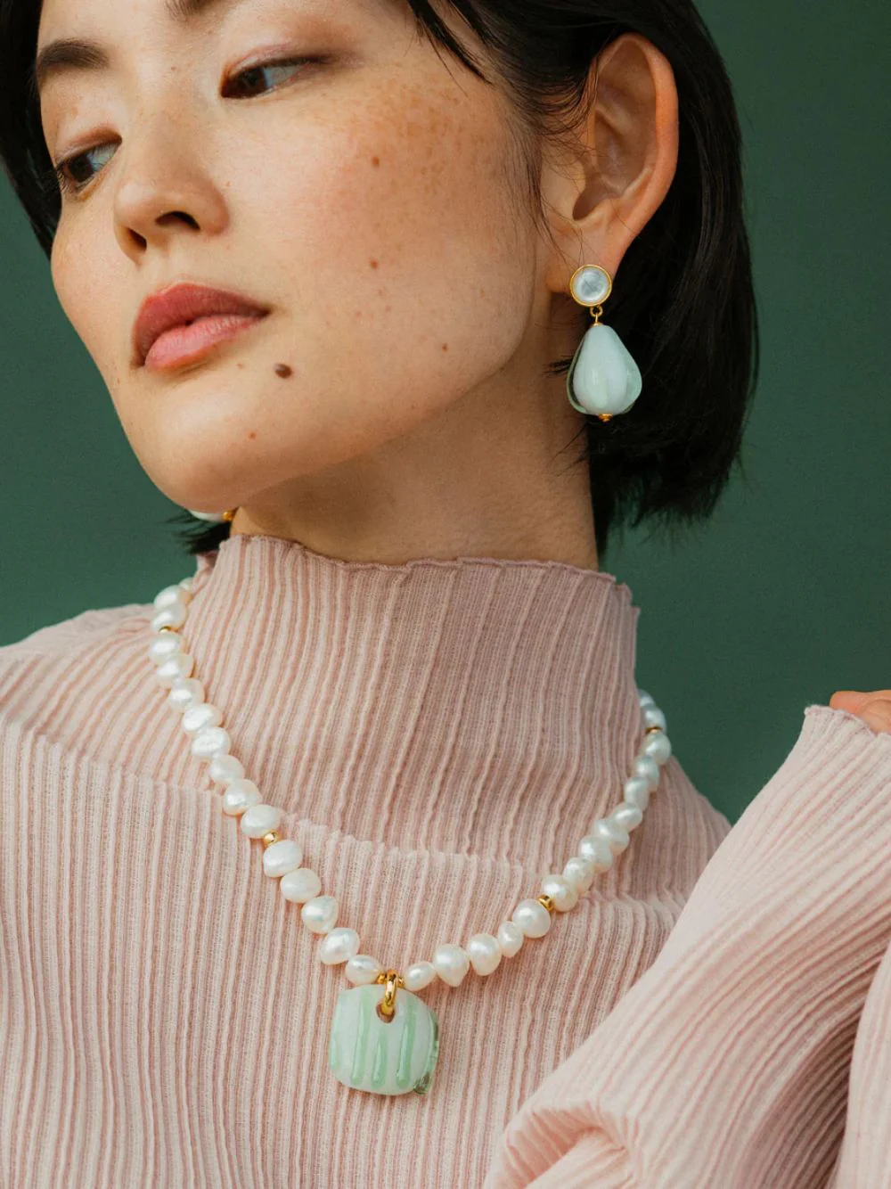 Marine Glass Necklace