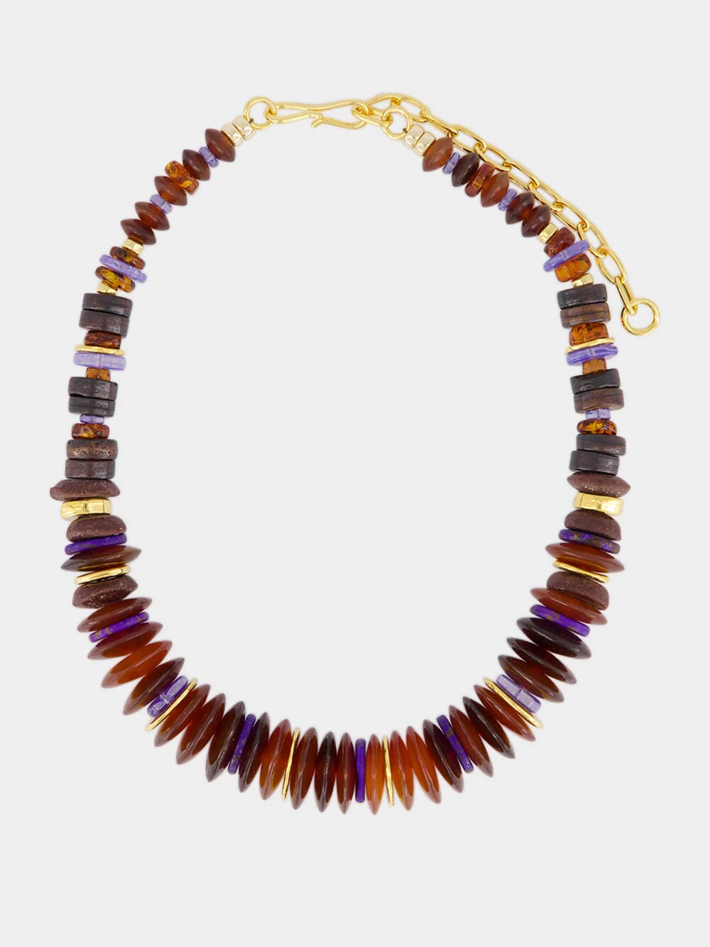 Amaranth Beaded Necklace