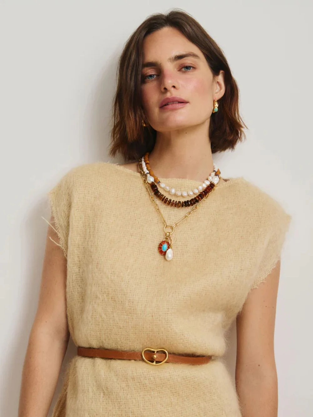 Cabana Necklace in Blood Orange