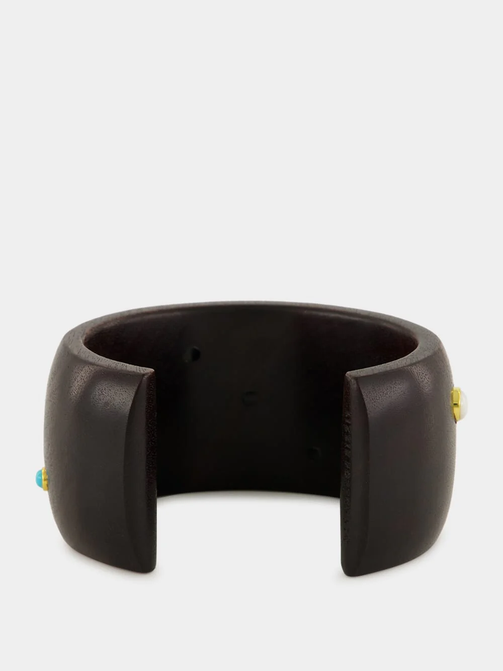 Cara Cuff in Dotted Acacia Wood - Image 3