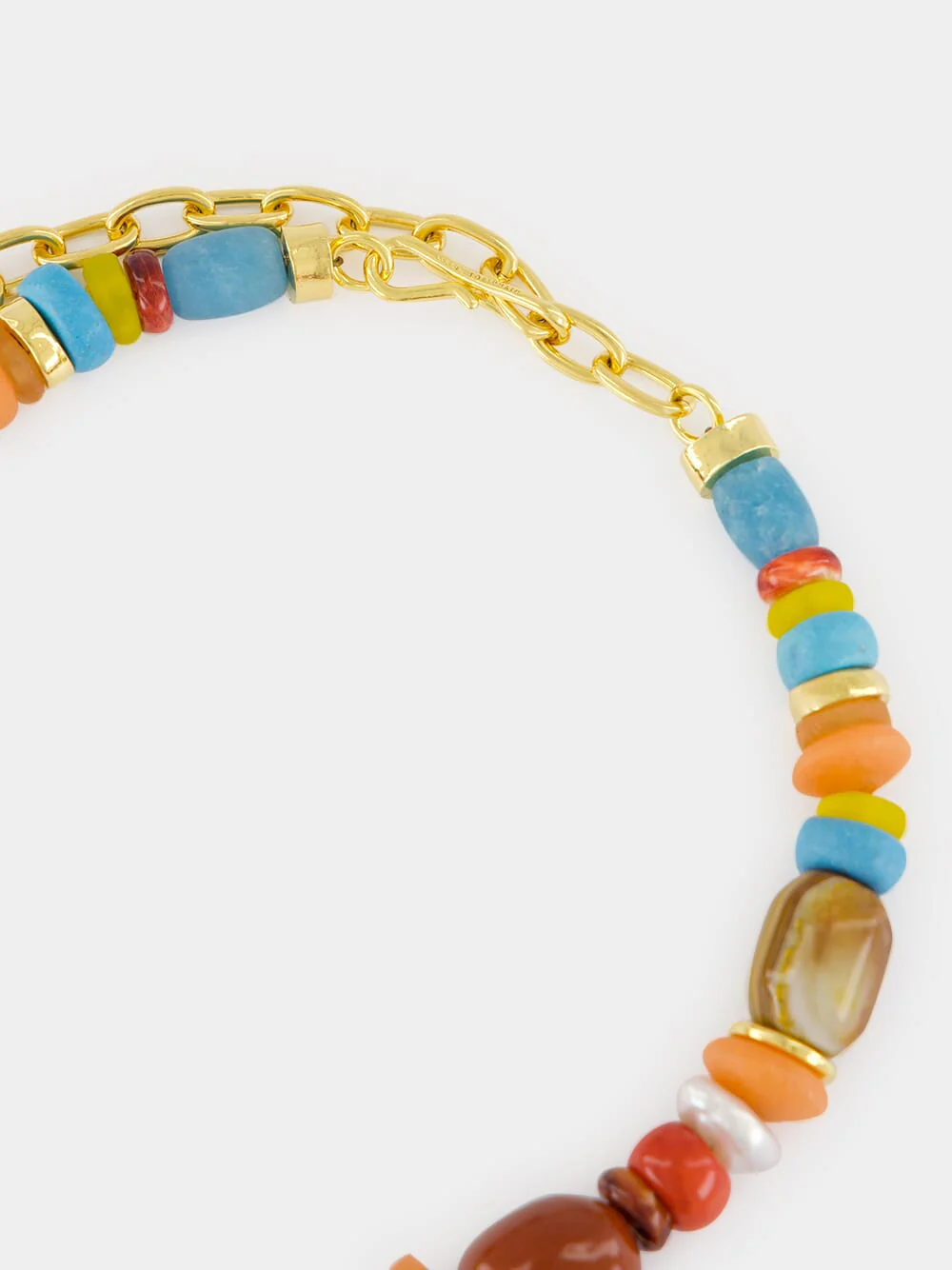 Coral Souvenir Oyster Beads Necklace - Image 2