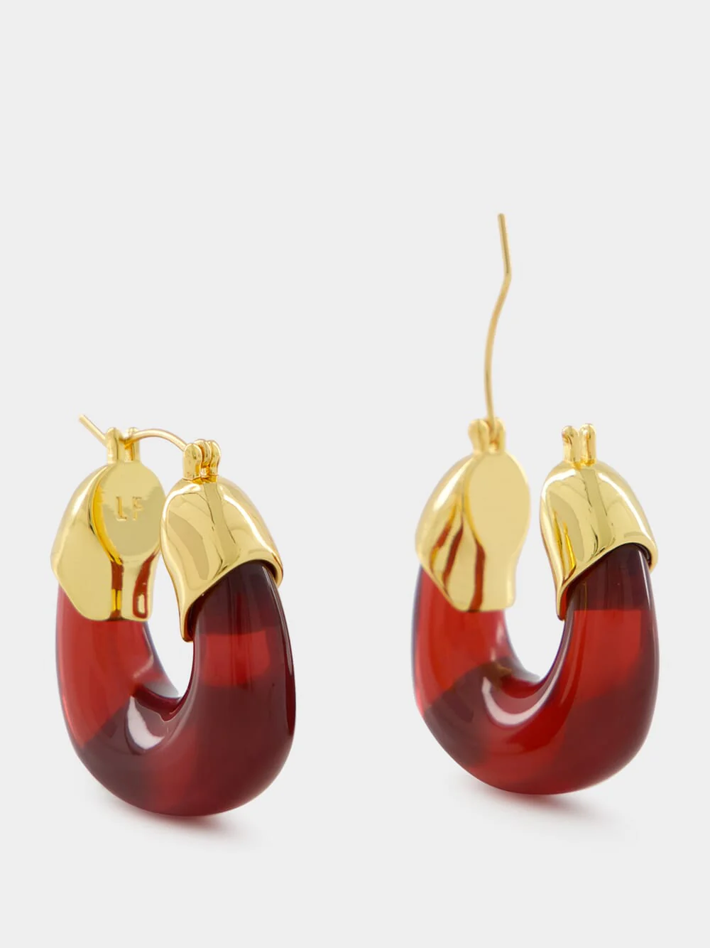 Currant Mini Organic Hoop Earrings - Image 2