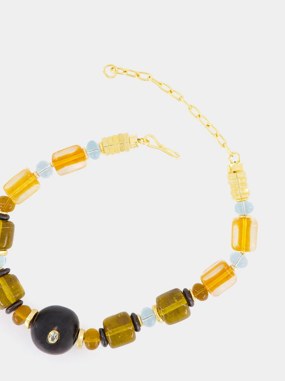 Desert Mirage Beaded Gold-Plated Necklace - Image 3