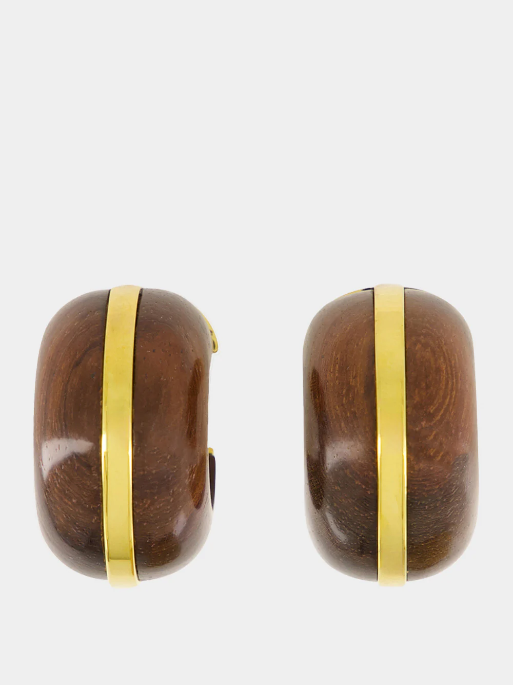 Halo Hoops in Acacia Wood