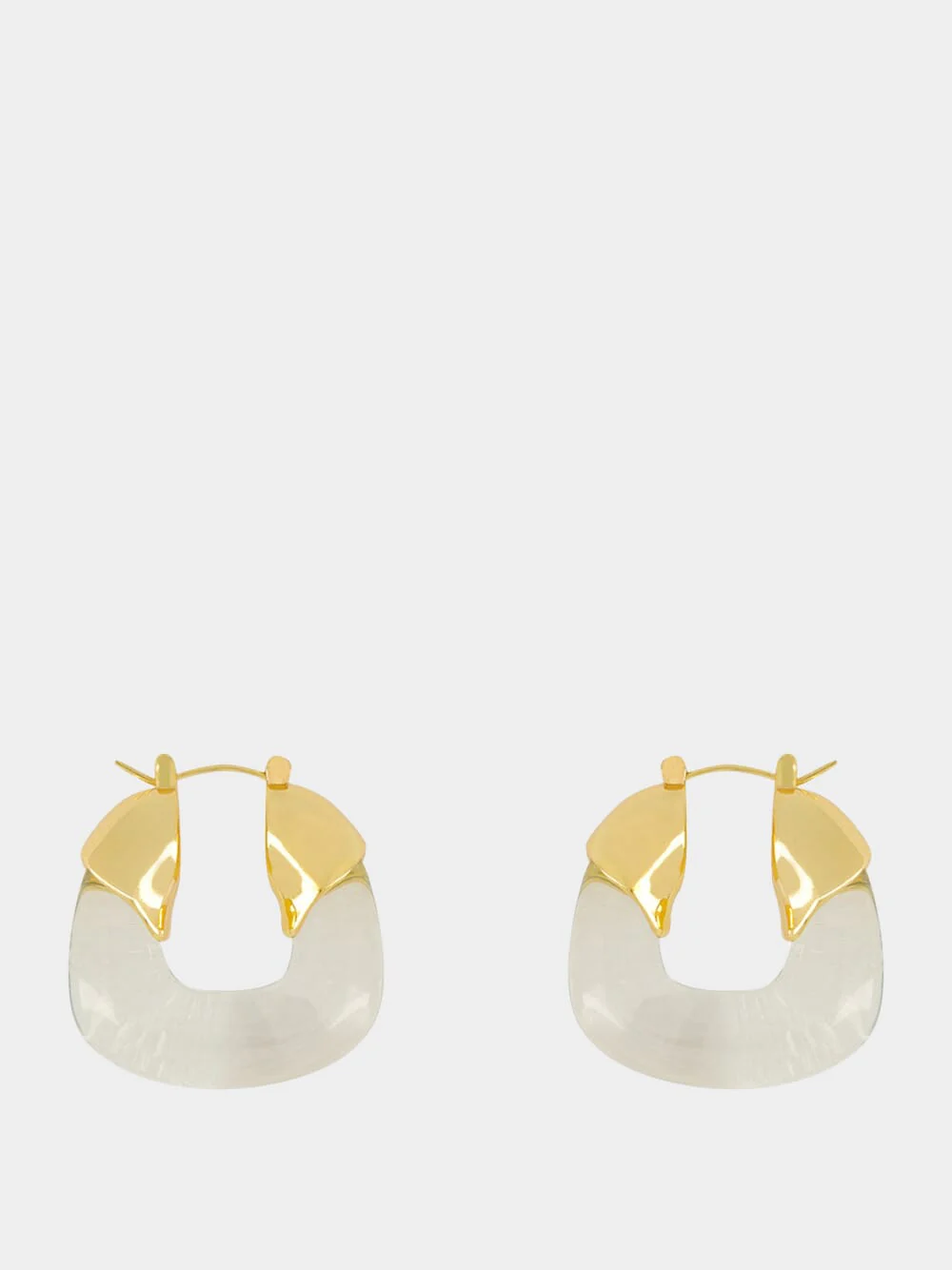 Organic Hoops in Aqua - Image 2
