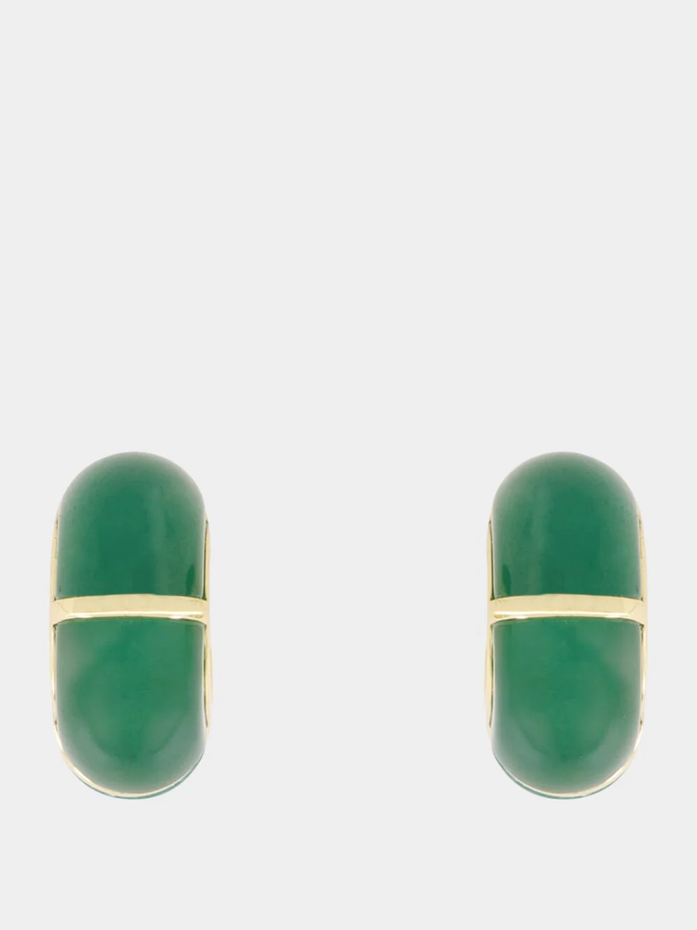 Zellige Hoops in Green Jade