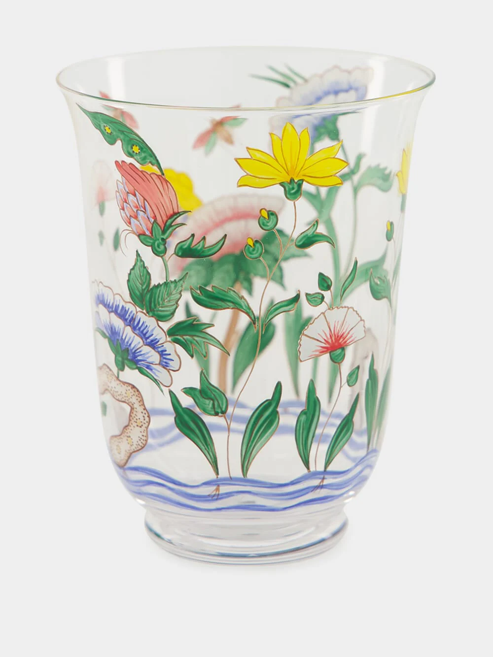 Tumbler Chinese Flowers Large Crystal - Image 3