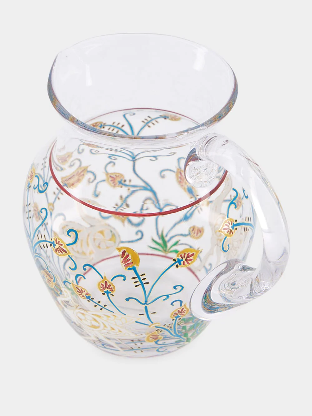 Water Pitcher DKR 16 Alhambra Ostrich, Cranes, Swan - Image 2