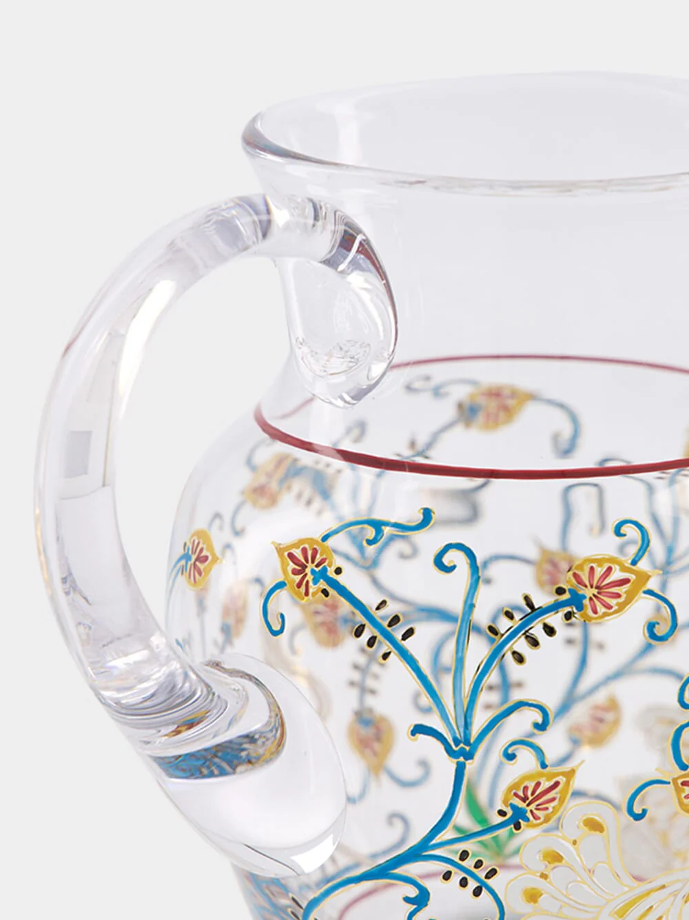 Water Pitcher DKR 16 Alhambra Ostrich, Cranes, Swan - Image 4