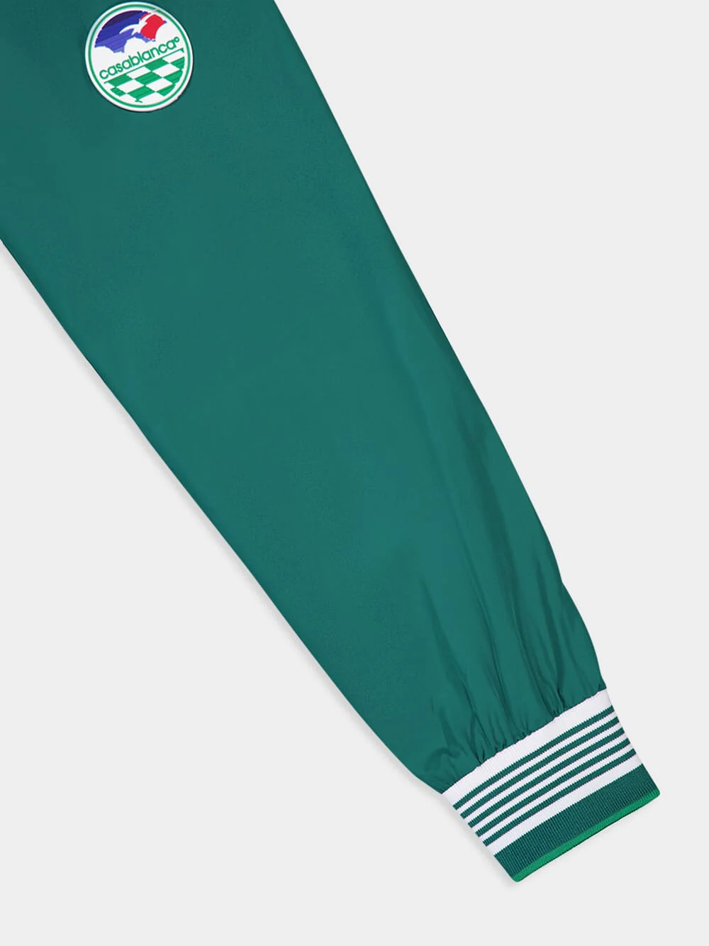 Logo-Patch Green Track Jacket - Image 7