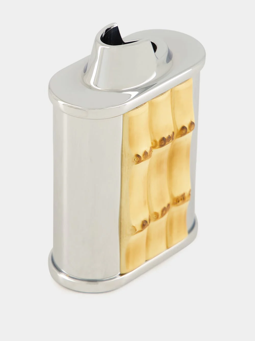 Bamboo Root Oval Bic Desk Lighter Holder - Image 2