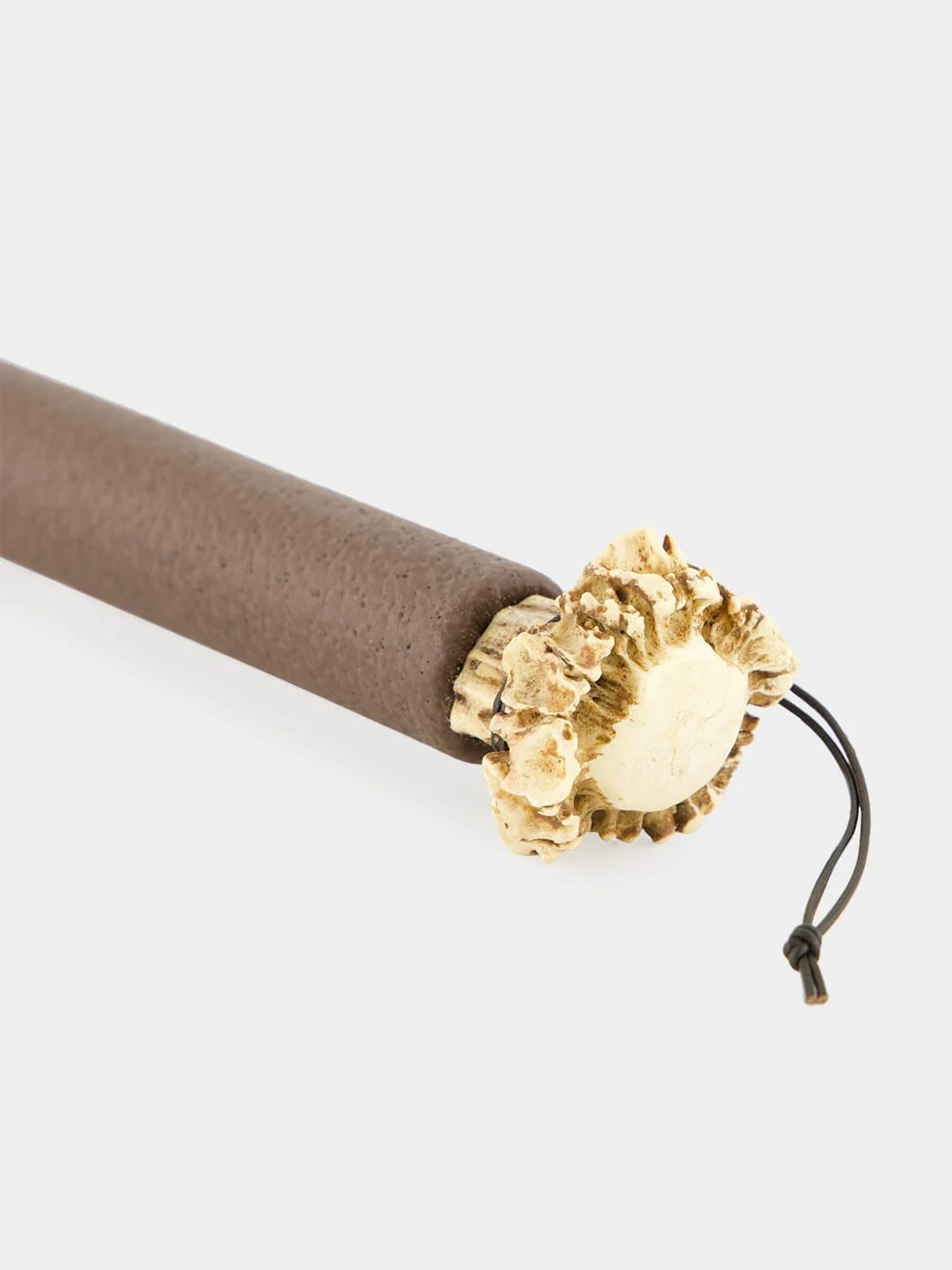 Large Leather Shoehorn with Deer Pommel - Image 3