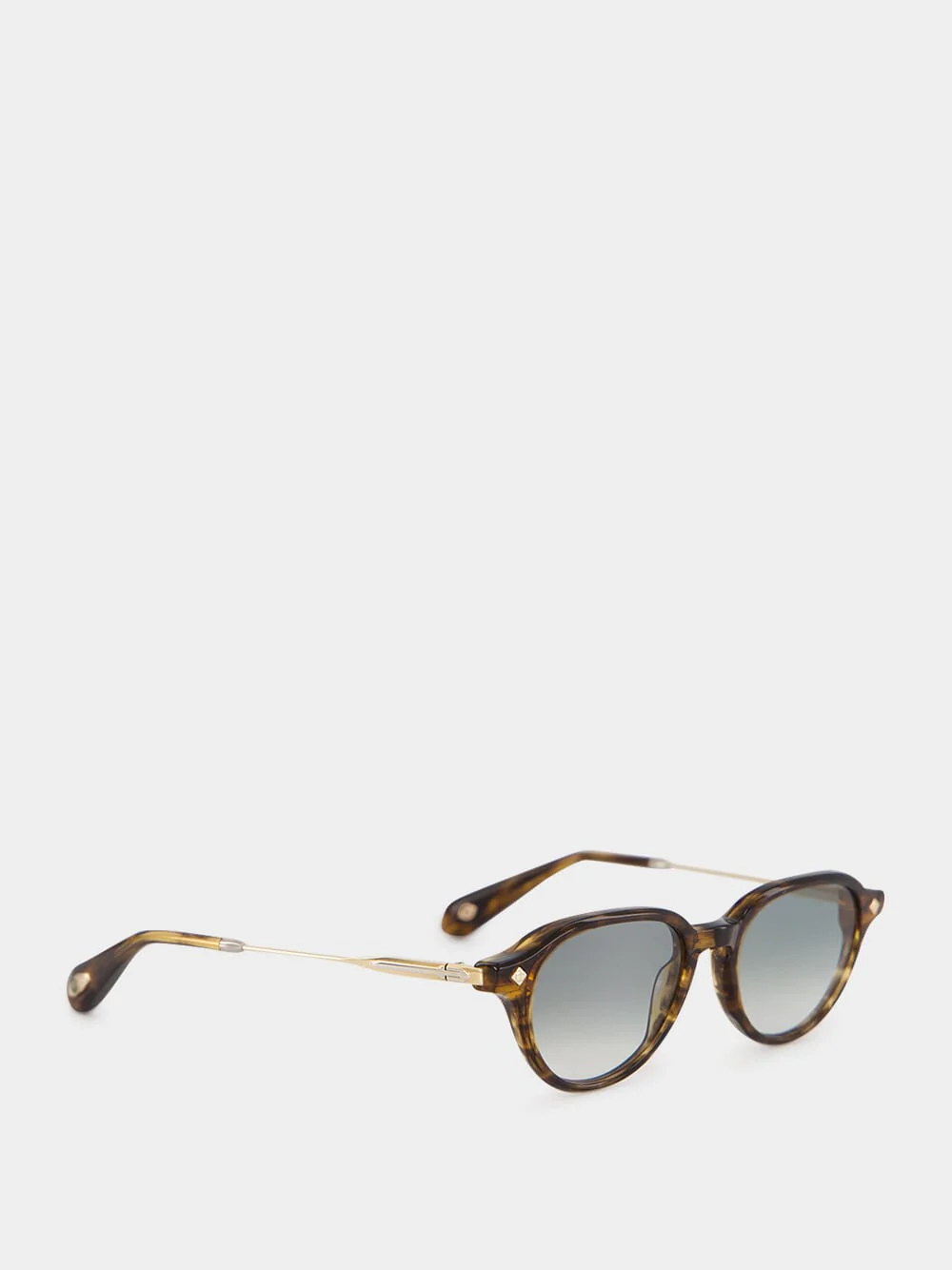 Après-Ski Tobacco Gradient Round Sunglasses - Image 3