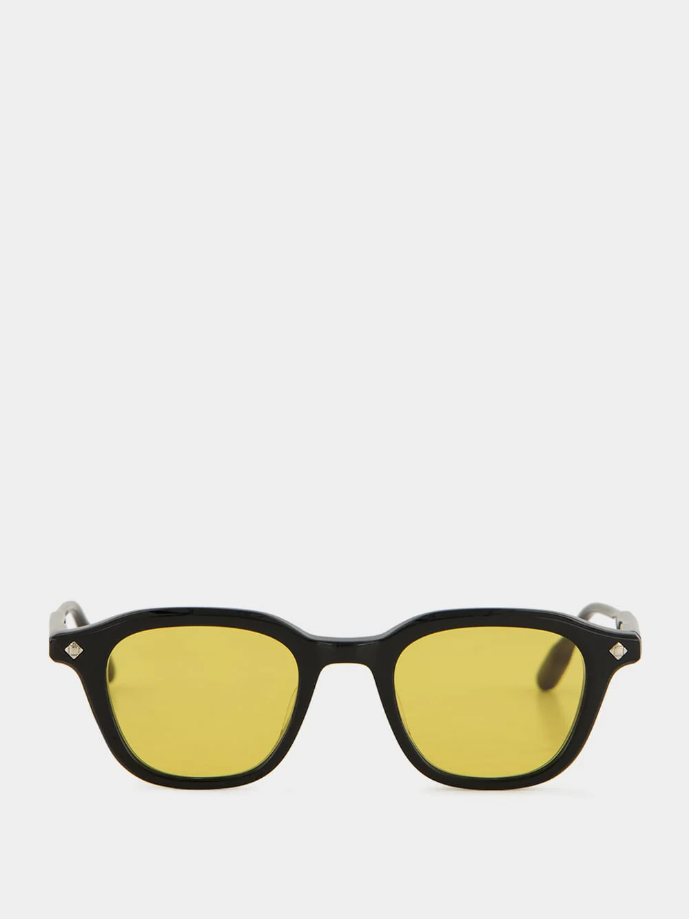 Enigma Black Sunglasses with Yellow Lenses
