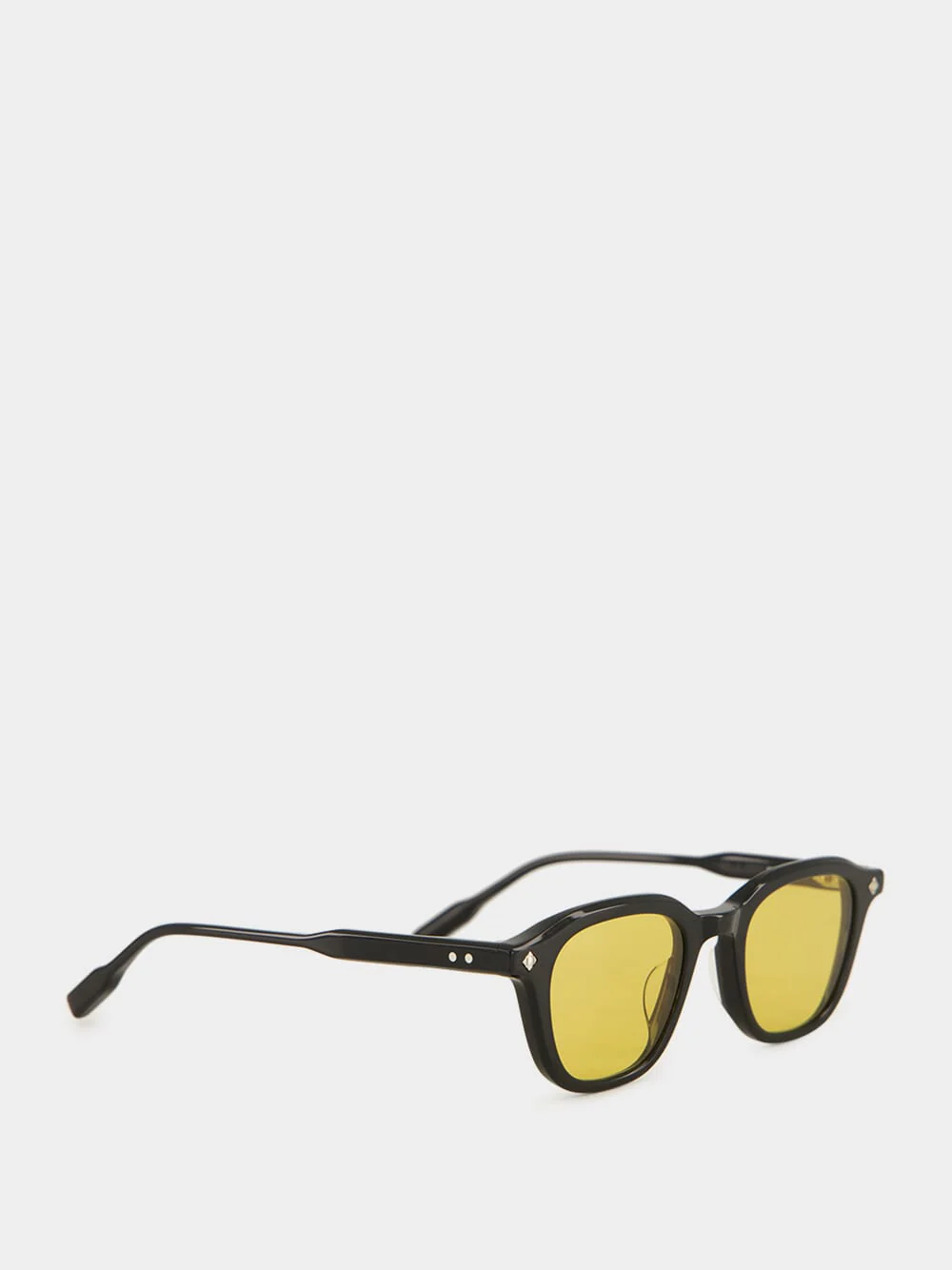Enigma Black Sunglasses with Yellow Lenses - Image 2
