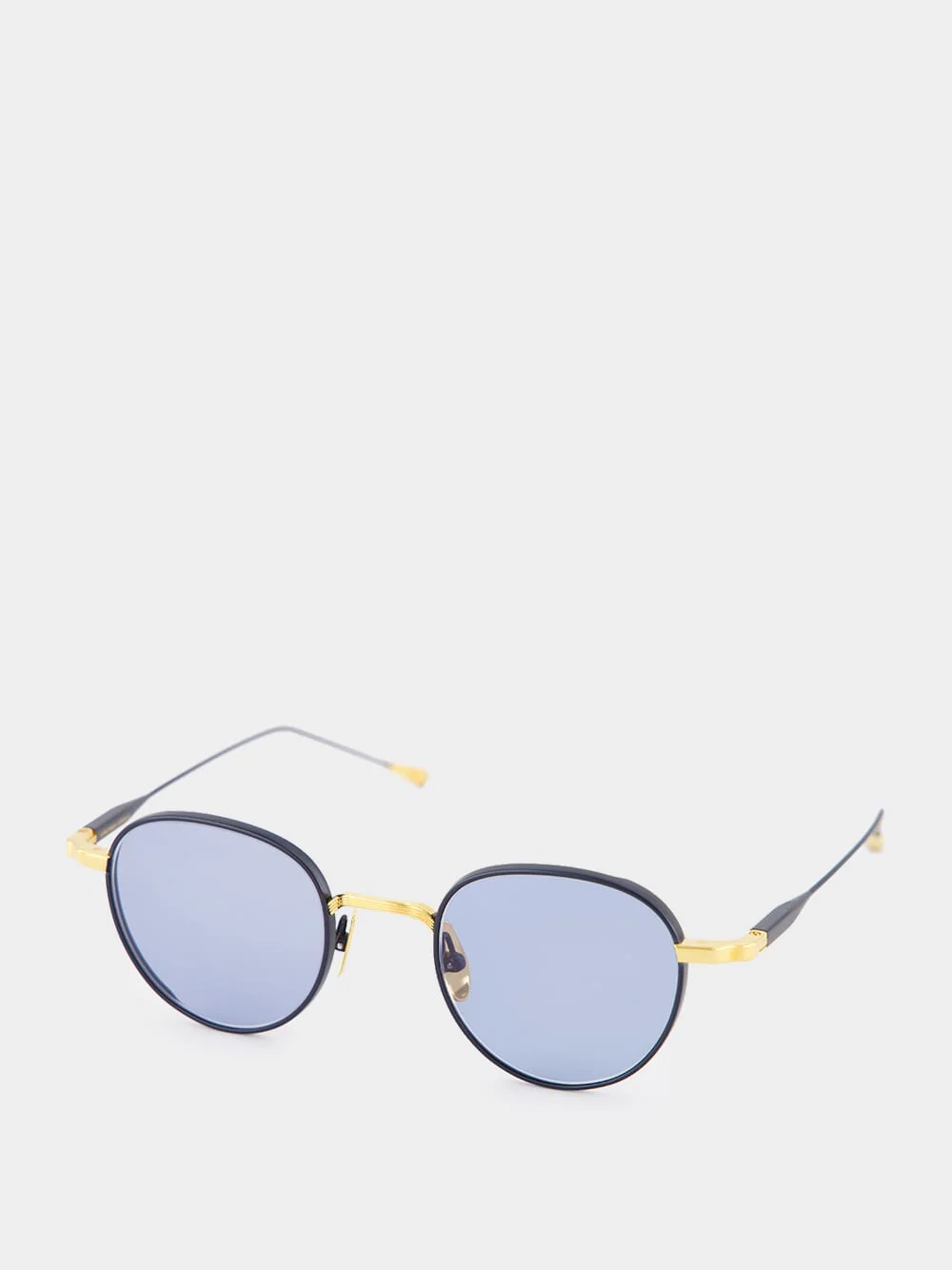 Gold and Blue Café Racer Sunglasses - Image 4