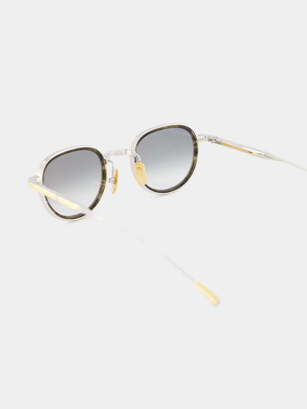 Panache 16k Gold Olive and Blue Gradient Sunglasses - Image 4