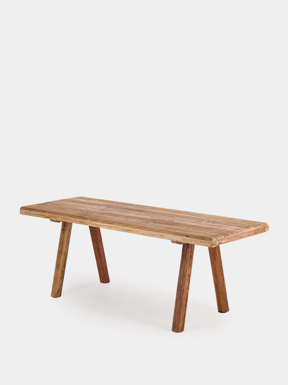 Recycled Wooden Bench - Image 2
