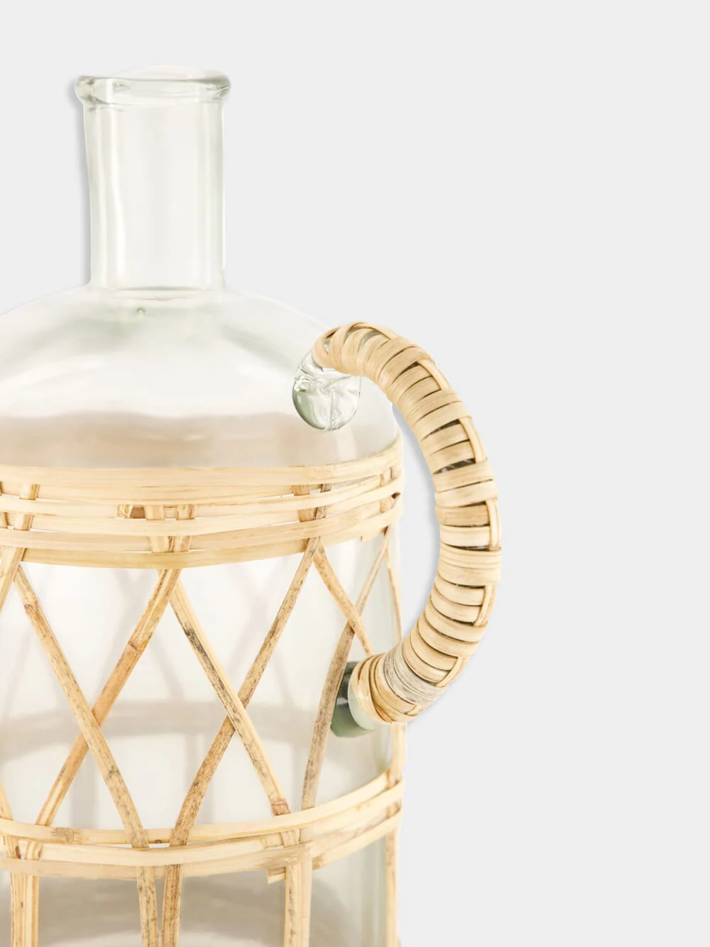 Glass Jug with Cane - Image 3