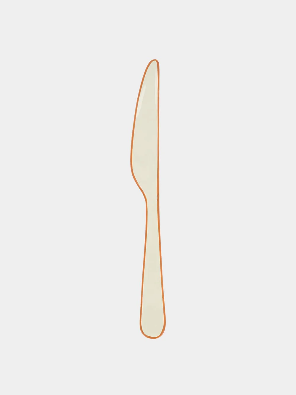 Enamel Cream Cutlery Set of 4 Pieces - Image 5