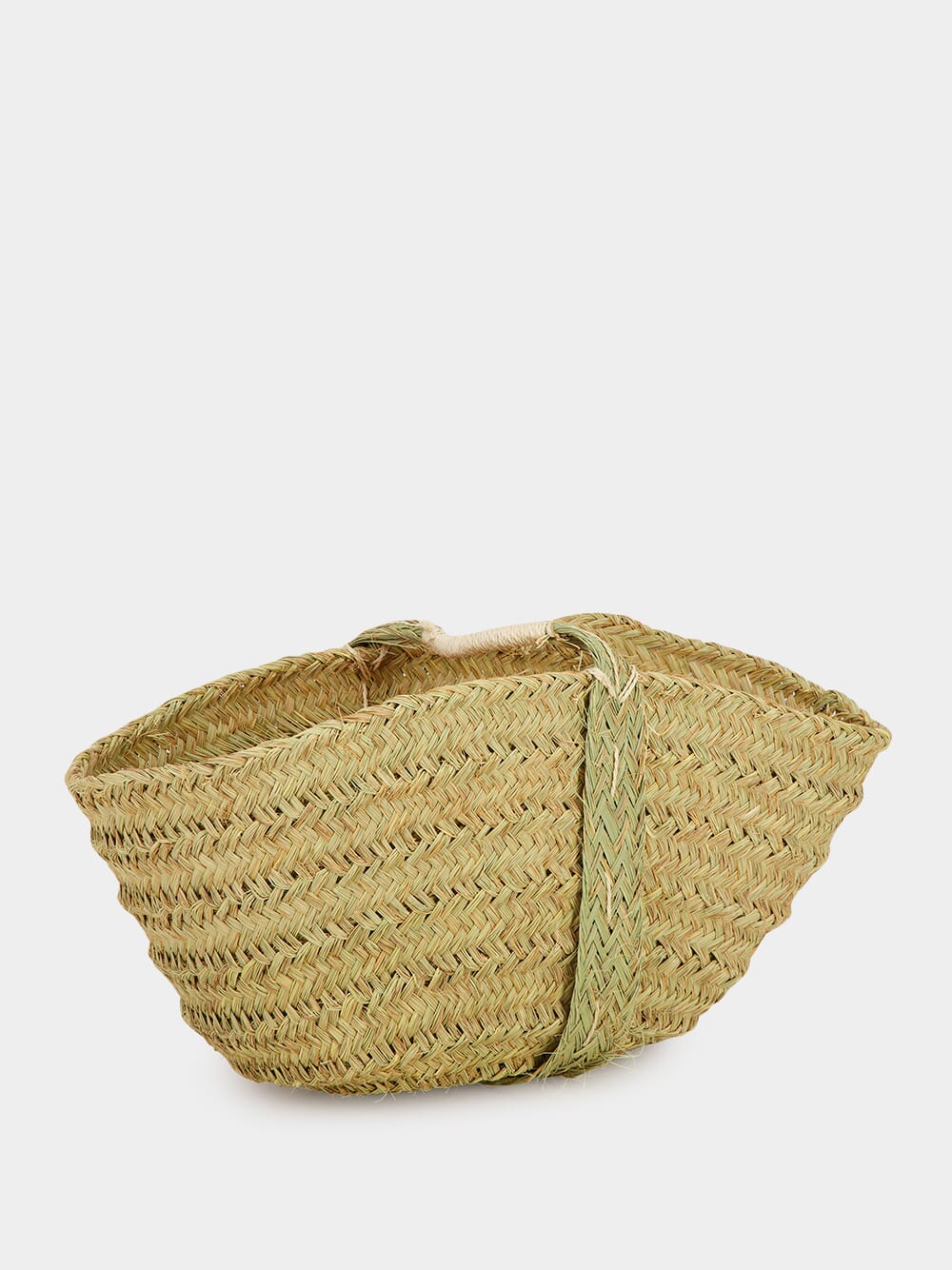 Handmade Seagrass Basket with Handle - Image 4