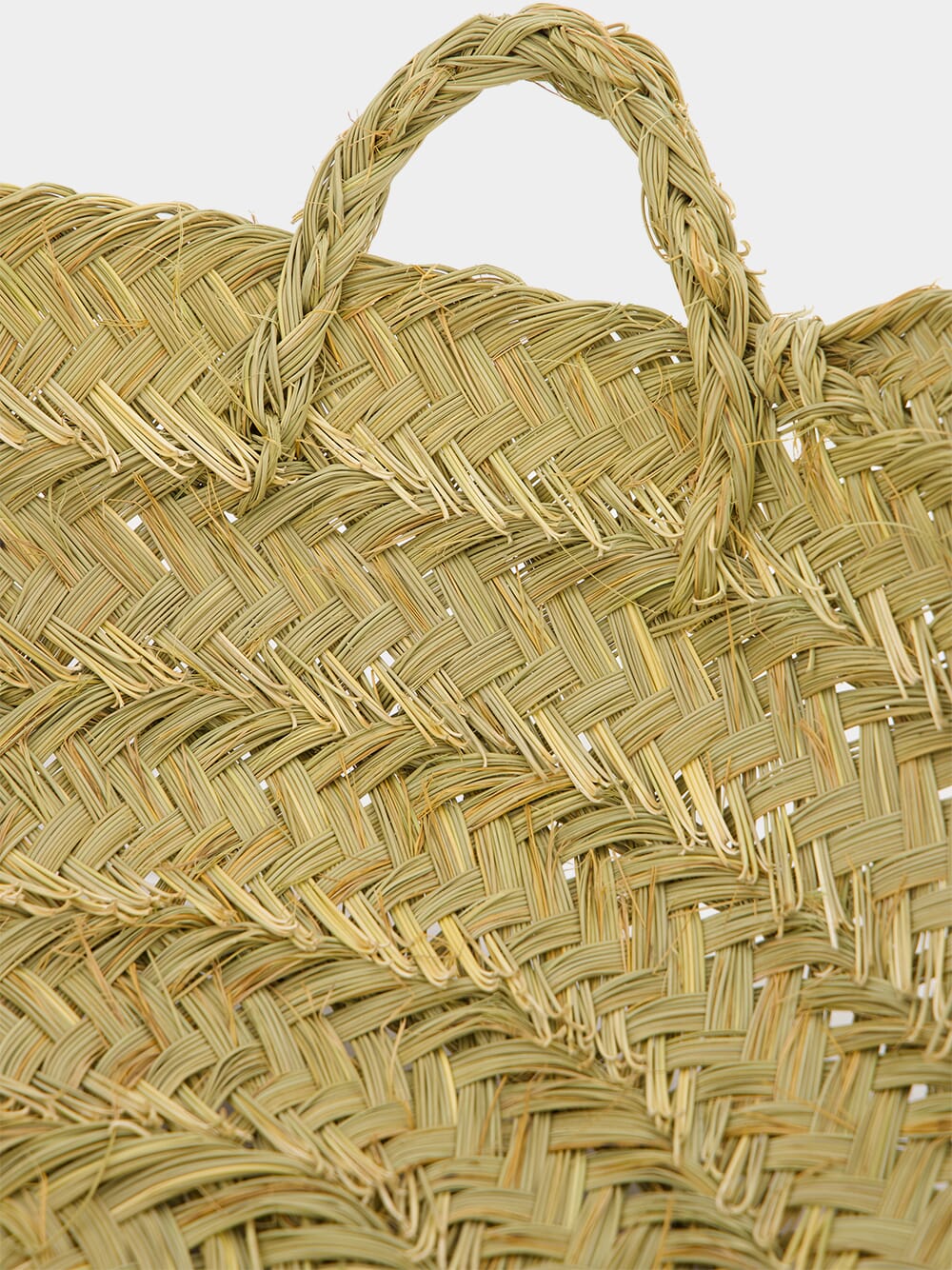 Low Grass Basket with Handles - Image 3