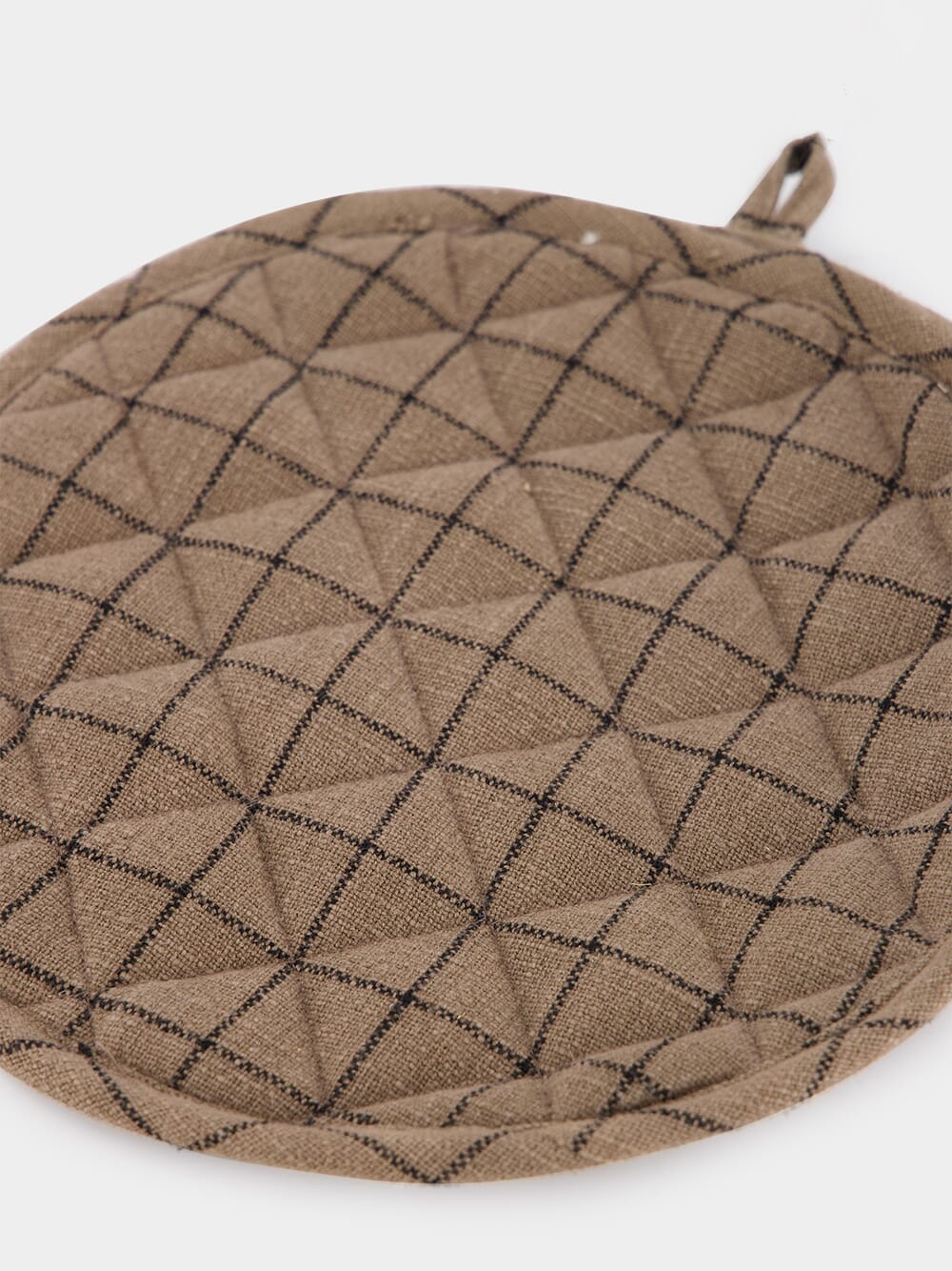 Taupe Quilted Pot Holder - Image 3