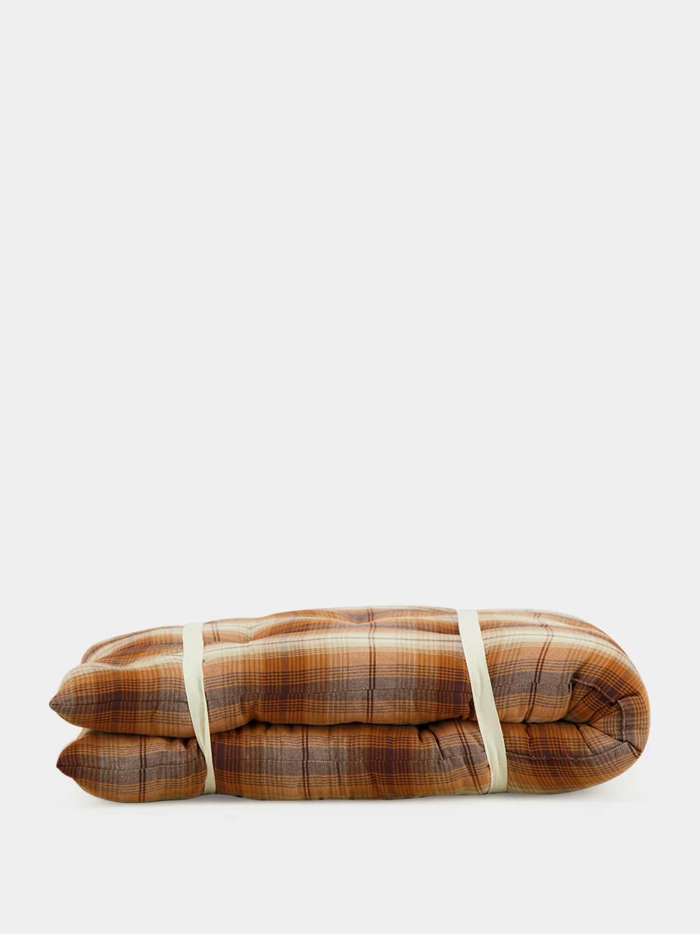 Pumpkin Spice Checked Cotton Mattress