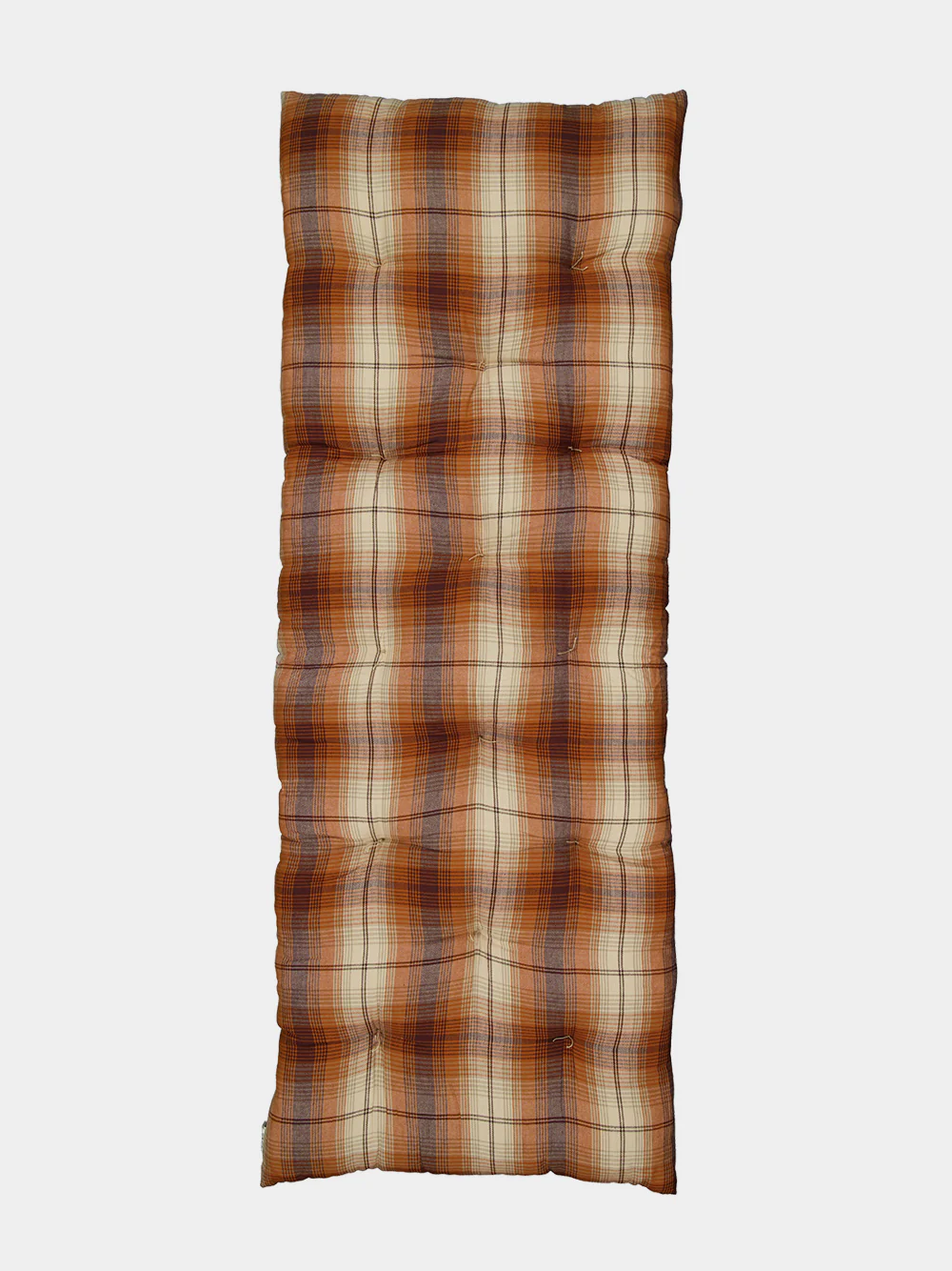 Pumpkin Spice Checked Cotton Mattress - Image 3