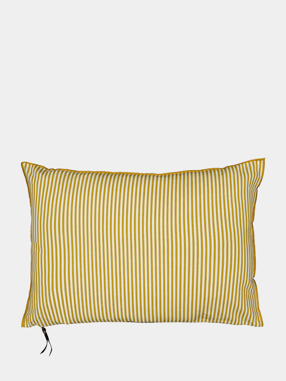 Ocre Striped Vice Versa Cushion
