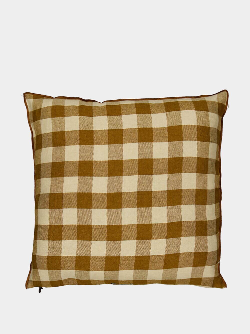 Havane Checkered Vice Versa Cushion
