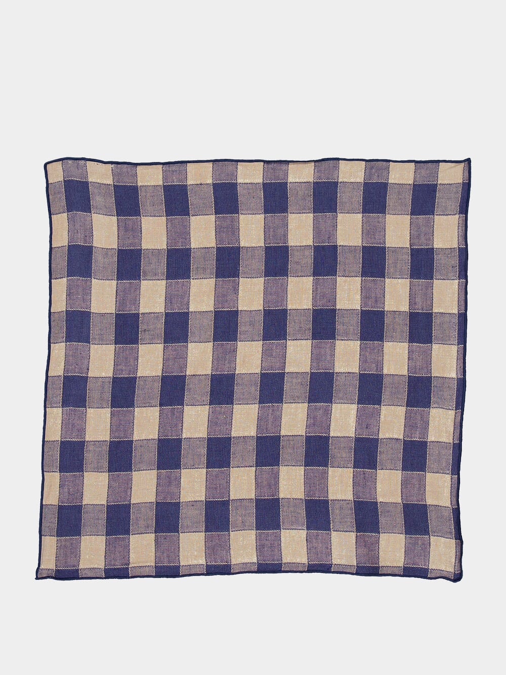 Blue Bourdon Vintage Canvas Napkin - Image 2