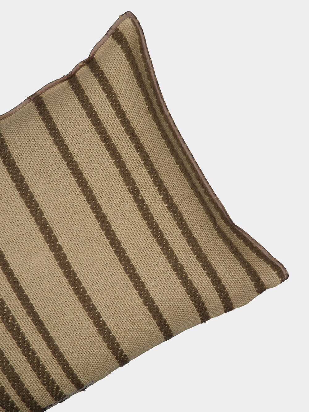 Embroidered Myre Beige Cushion - Image 3