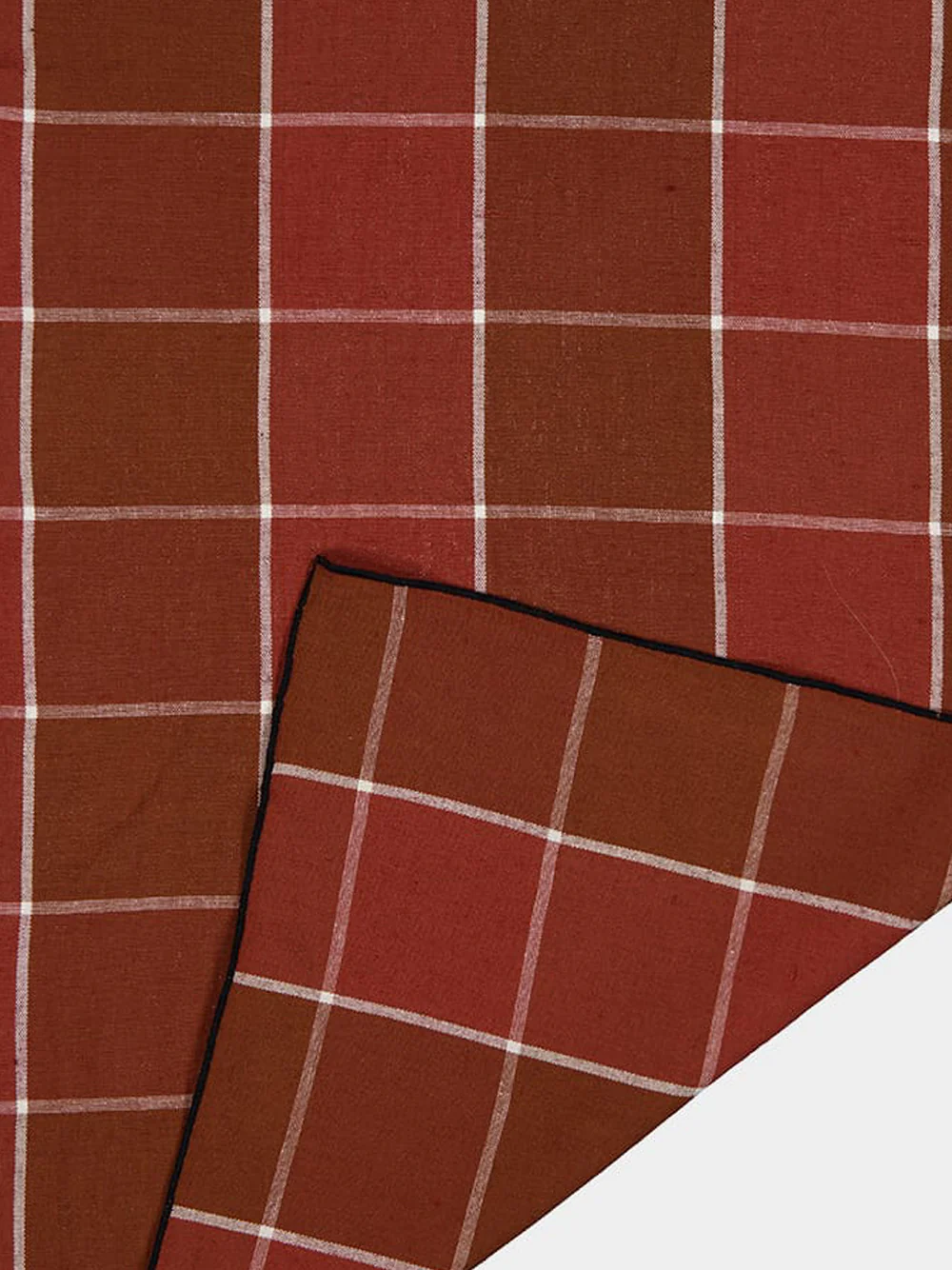 Mimi Nara Canvas Burgundy Kitchen Towel - Image 3
