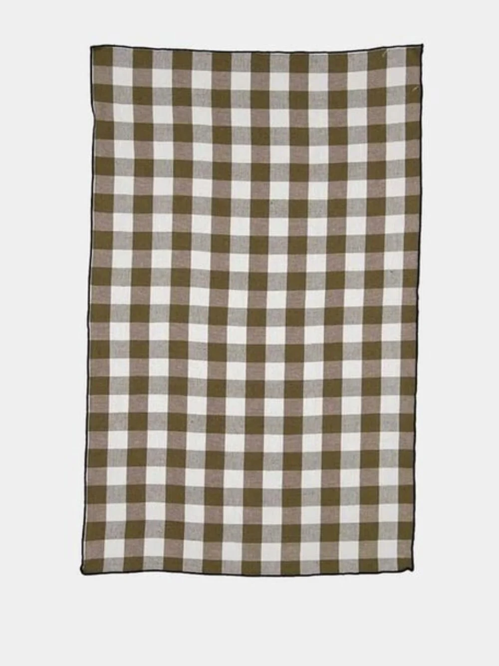 Mimi Vichy Kahki Kitchen Towel