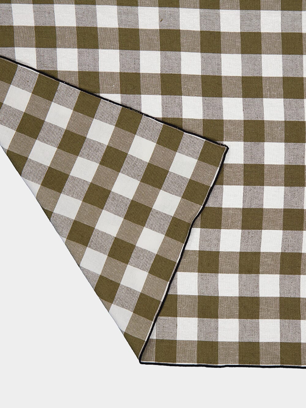 Mimi Vichy Kahki Kitchen Towel - Image 2