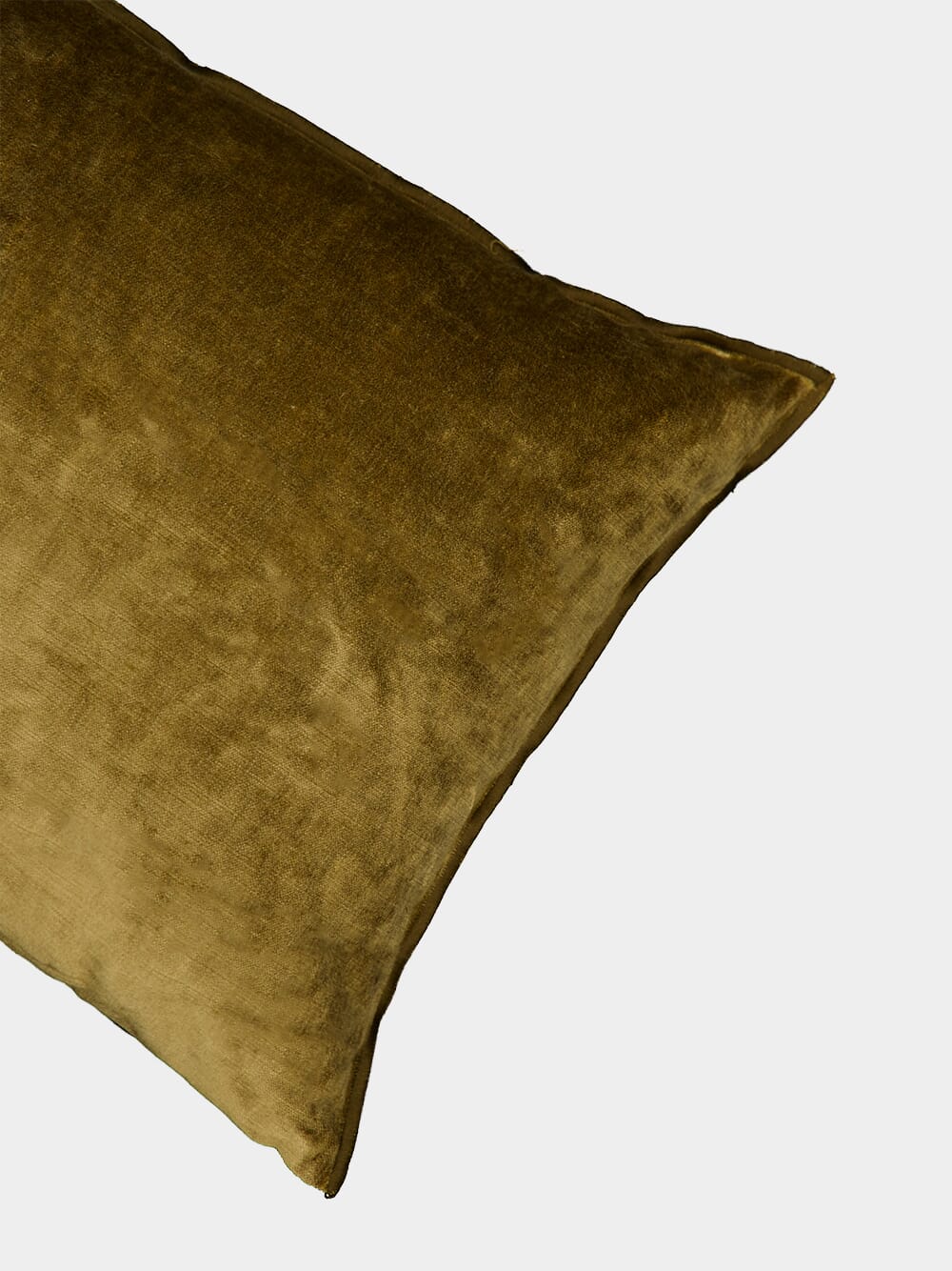 Royal Velvet Olive Green Cushion - Image 3