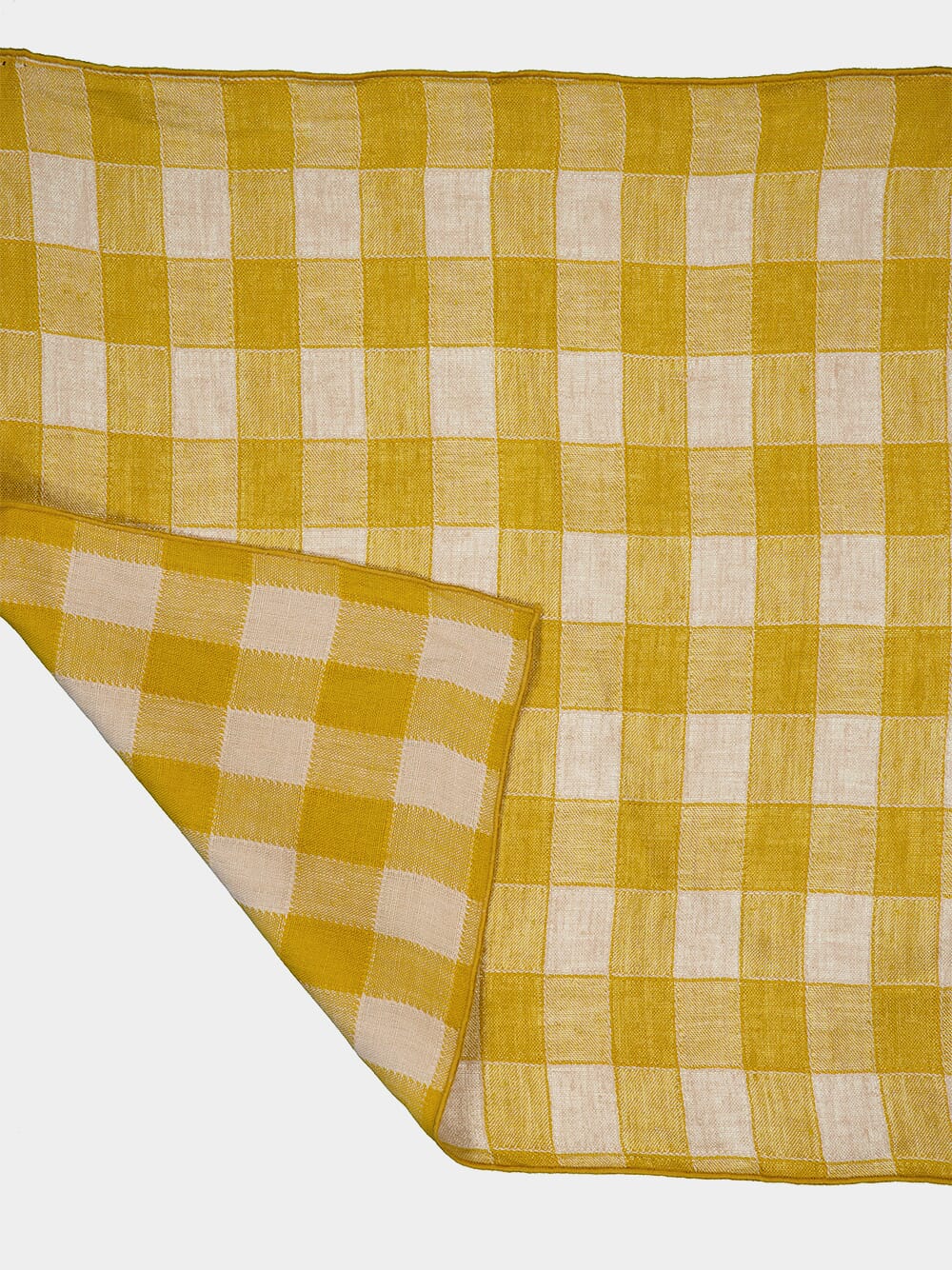 Yellow Bourdon Vintage Canvas Napkin - Image 3