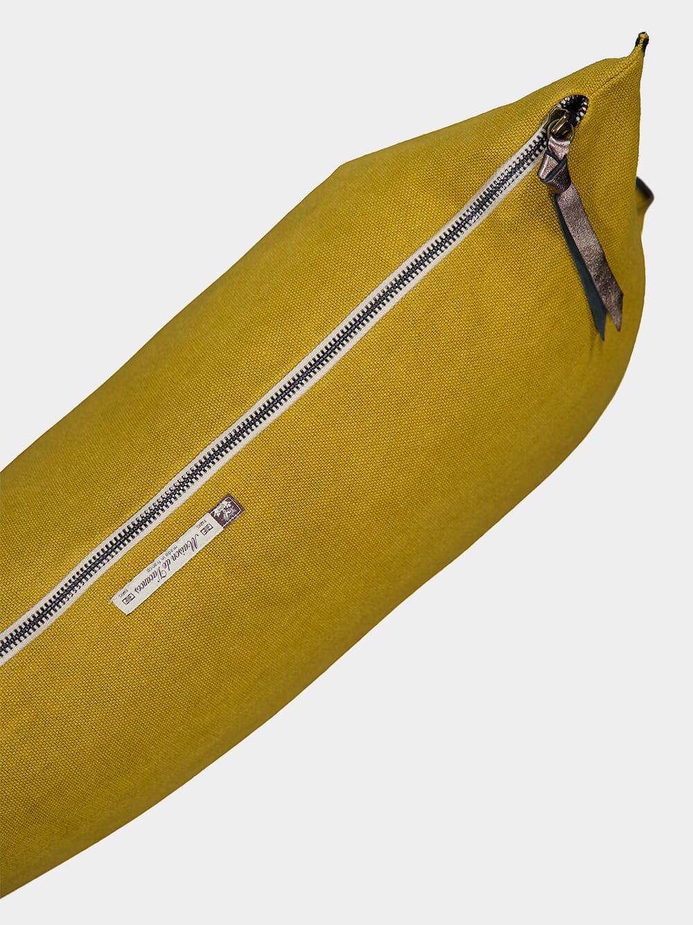 Yellow Linen Cushion - Image 3