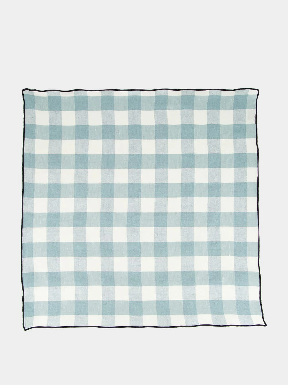Vichy Blue Canvas Napkin