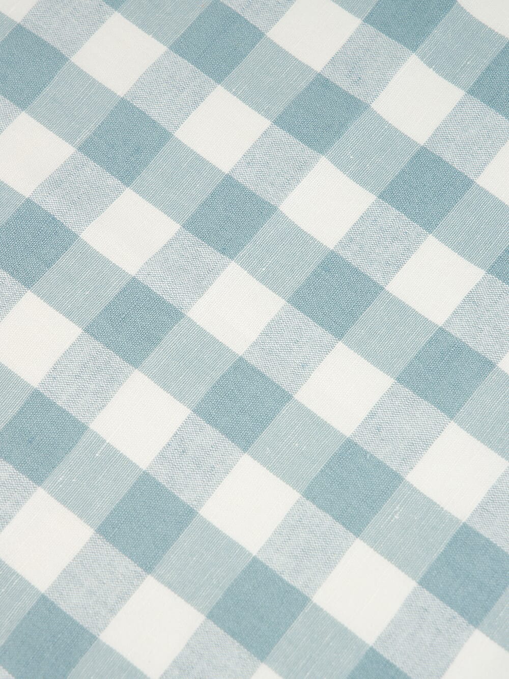 Vichy Blue Canvas Napkin - Image 5