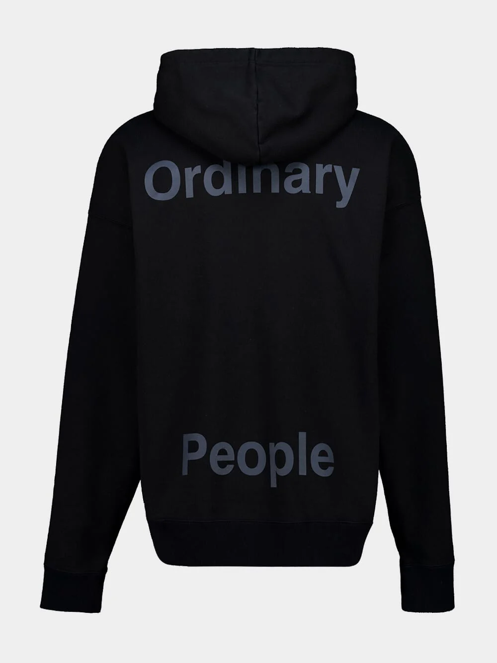 Black Leon Embroidery Hooded Sweatshirt - Image 2