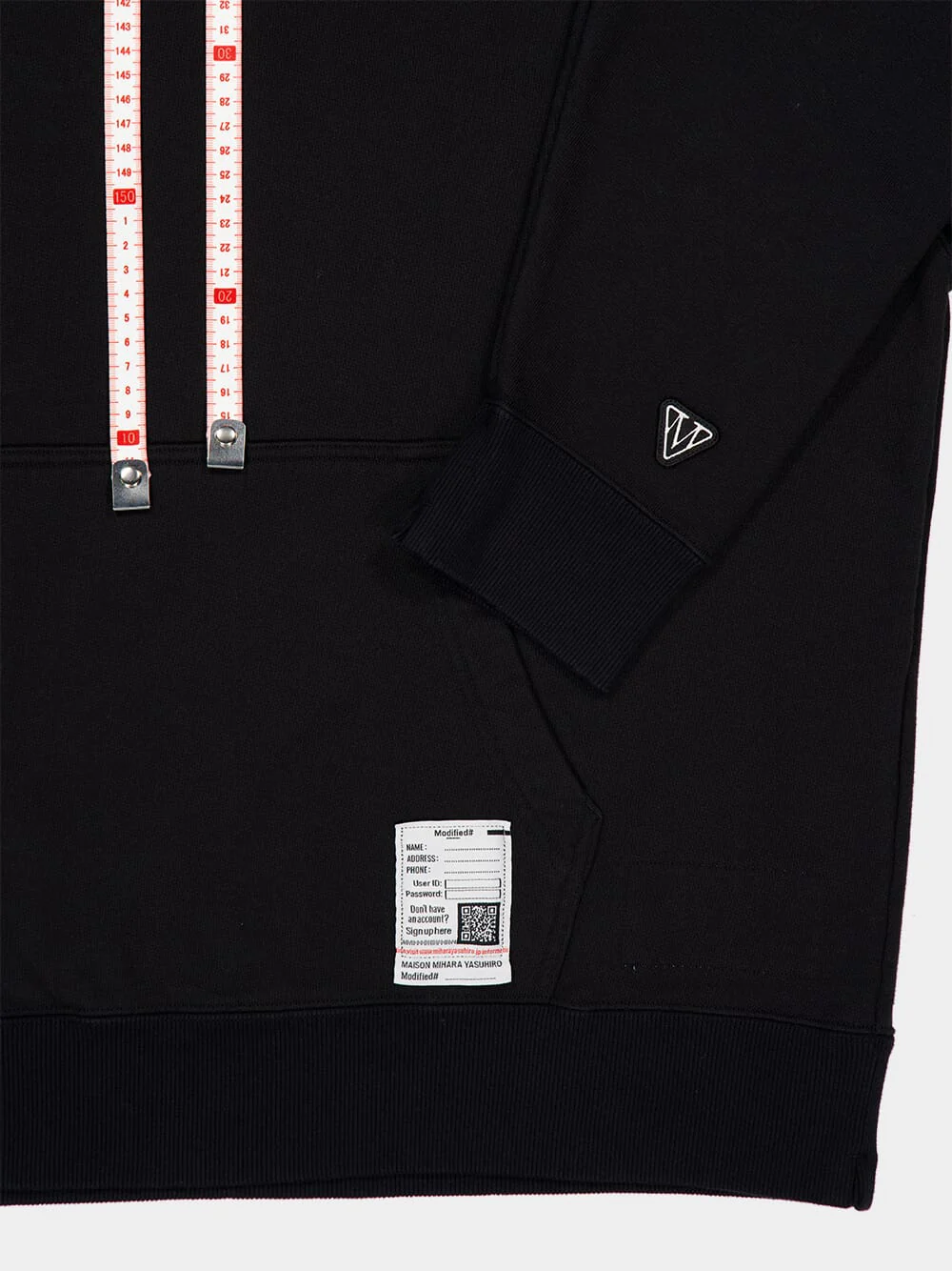 Black Leon Embroidery Hooded Sweatshirt - Image 4