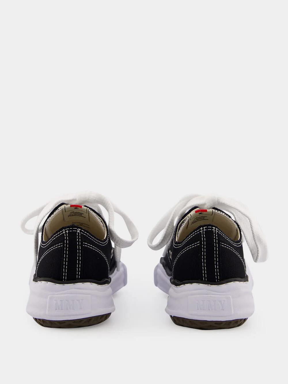 Black Peterson Canvas Low-Top Sneakers - Image 5
